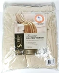 Sleep Philosophy Luxury Heated Knit Cream Throw 50" 60". Fixed Price $75.95.