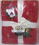 Berkshire Blanket And Home, Peanuts Red Velvet Soft Throw, 55" X 70", Nip.. Fixed Price $38.50.