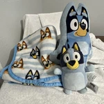 Bluey Baby Blanket Toddler Size & Bingo Striped Polyester 30X40. Fixed Price $16.25.