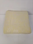 Vermont Country Store King Size 96" X 120" Cream Yellow Floral Cotton Blanket. Fixed Price $93.92.