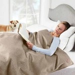 Pendleton, Single User Weighted 15 Lbs Blanket 48" X 72" (beige / Tan). Fixed Price $175.00.
