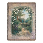Morning Butterfly Tapestry Throw- Manual Woodworkers 50"X60" 100% Cotton. Fixed Price $25.00.