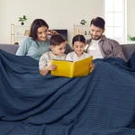 Waffle Blanket Oversized King Lightweight Breathable Cotton Phf. Fixed Price $179.99.
