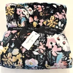 Nwt Vera Bradley Plush Throw Blanket Artist's Garden New 80" X 50" Floral. Fixed Price $29.99.