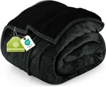 Sherpa Blanket Twin Size (black, 60X80 Inches) - Soft Lightweight Plush Fleec.... Fixed Price $32.79.