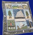 Air Force Academy Cadet Chapel Quilt Throw 50X56 Applique Retired Usaf Falcon. Fixed Price $150.00.