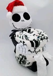 Nightmare Before Christmas Jack Skellington Holiday Pillow Buddy & Throw Blanket. Fixed Price $19.99.