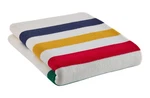Hudson's Bay Stripes Signature Cotton Summer Knit Throw, Multi-coloured. Fixed Price $137.98.