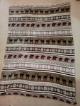 Vintage Cabelas Southwest Native American Fleece Throw Blanket 67" X 47" Used. Fixed Price $35.00.