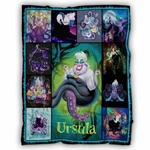 Ursula Blanket, The Little Mermaid Fleece, Sherpa Sea Witch. Fixed Price $55.95.