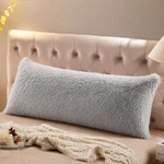 Reafort Luxury Faux Fur Body Pillow Cover 21" 54", Long Hair Pv Plush .... Fixed Price $39.77.