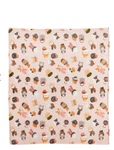 The Big One Plush Fall Cats Soft Peach Fleece Throw Blanket Oversized 5 X 6' New. Fixed Price $18.00.