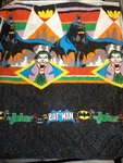 Vintage 1989 Batman & Joker Bedspread Comforter Twin Blanket Comics. Fixed Price $20.00.