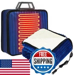 Riakrum 12V Heated Car Blanket 58" X 43", Heating Level Electric. Fixed Price $56.88.