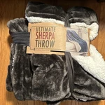 Life Comfort Ultimate Sherpa Throw Blanket Taupe Tan 60X70 Plush Reversible New. Fixed Price $29.99.