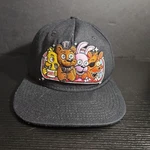 Bioworld Freddy Fazbears Pizza Cap Black Snapback Embroidered Five Nights. Fixed Price $18.00.
