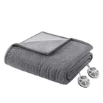 Serta Twin Dream Soft Heated Blanket Gray. Fixed Price $41.99.