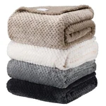 4 Pcs Flannel Throw Blanket Textured Soft 50X60 Inch (neutral Color). Fixed Price $30.49.