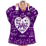 Warmstorey Best Wife Ever Hoodie Blanket Mothers Day Gift Ideas From H.... Fixed Price $94.61.