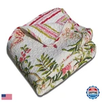 Greenland Home Fashions Butterflies 100 Cotton Quilted Botanical. Fixed Price $55.18.