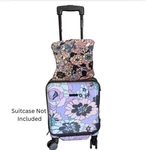 Vera Bradley Aloha Blooms Lavender Fleece Travel Blanket Convertible To Pillow. Fixed Price $32.99.