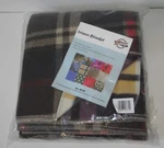 New Jiaqi Leisure Blanket Soft Polar Fleece 2-SIDES Different Design 48X59". Fixed Price $5.00.