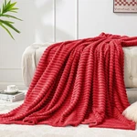 Bedelite Fleece Blanket Twin Size 3D Ribbed Jacquard Soft And Warm Decorati.... Fixed Price $35.69.