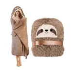 Sloth Wearable Hooded Blanket For Adults - Fluffy Super Soft Sh... Usa Fast Ship. Fixed Price $55.52.