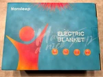 Hansleep-electric Blanket-soft Flannel Fleece Grey-new. Fixed Price $45.00.