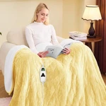 Heated Blanket Electric Twin 62 X84 10 Levels Auto Off Cream Yellow Greenoak. Fixed Price $59.99.