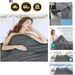 Cooling Summer Blanket With Double Sided Cold Effect, Breathable, Lightweight.... Fixed Price $45.59.