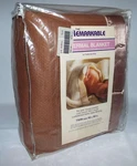 Nos New Remarkable Thermal Blanket Fieldcrest Mills Satin Binding Twin Brown. Fixed Price $40.21.