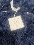 Pottery Barn Teen Mongolian Lamb Faux Fur Throw 45 60 Blue New Tags. Fixed Price $35.00.