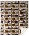 Carstens Home Vintage Lodge Plush Throw White. Fixed Price $50.16.