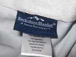 Berkshire Blanket King Size Light Blue Super Soft Euc. Fixed Price $14.99.
