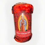 Red Wild Frontier Plush Throw Blanket 50"X60" Virgin Mary Virgen De Guadalupe. Fixed Price $19.49.