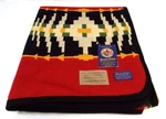 Pendleton Beaver State Banded Stripe Heritage Wool Blanket 64" 80" New In Box. Fixed Price $300.00.