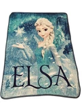 Disney Frozen Elsa Blue Fleece Throw Blanket Kids Girls Lap Bed Snowflake Soft. Fixed Price $13.99.
