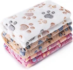 3 Pack Pet Blankets Soft Fleece Flannel Paw Print Dog Cat Throw Set. Fixed Price $11.99.