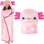 Wearable Hooded Blanket For Adults - Super Soft Warm Cozy Plush Flannel. Fixed Price $36.95.