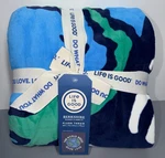Life Is Good Berkshire The World Needs More Love Large Throw Blanket 60X70 New. Fixed Price $43.75.
