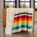 Pendleton Reversible Plush Throw, Mount Foraker 50X70IN 100% Polyester, Soft New. Fixed Price $37.99.