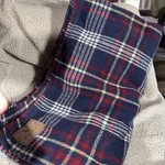 Vintage Eddie Bauer King Size Plaid Blanket Red & Blue. Fixed Price $62.00.
