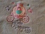 Disney ? Just Born Princess Carriage Blanket Throw Embroidered Purple Fleece. Fixed Price $26.79.