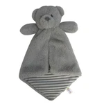 Aurora Ebba Baby Bear Lovey Security Blanket Gray Striped Plush Faux Fur Luvster. Fixed Price $24.98.