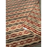 Vintage Wool Blanket Throw Beige Brown Western Aztec Cabin. Fixed Price $120.00.