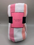 New Victorias Secret Throw Beach Blanket Multi-colored Striped 50 X 60. Fixed Price $20.66.