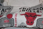 Vintage Chicago Bulls Blanket 1993 Nba Jordan Era Throw 72 X 90 Made Usa. Fixed Price $35.99.