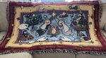 Goodwin Weavers Happy Birthday Jesus Tapestry Throw Susan Welsh Cottage Core. Fixed Price $29.87.
