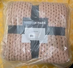 Madison Park Chunky Double Knit MP50-6137 Throw New. Fixed Price $39.99.